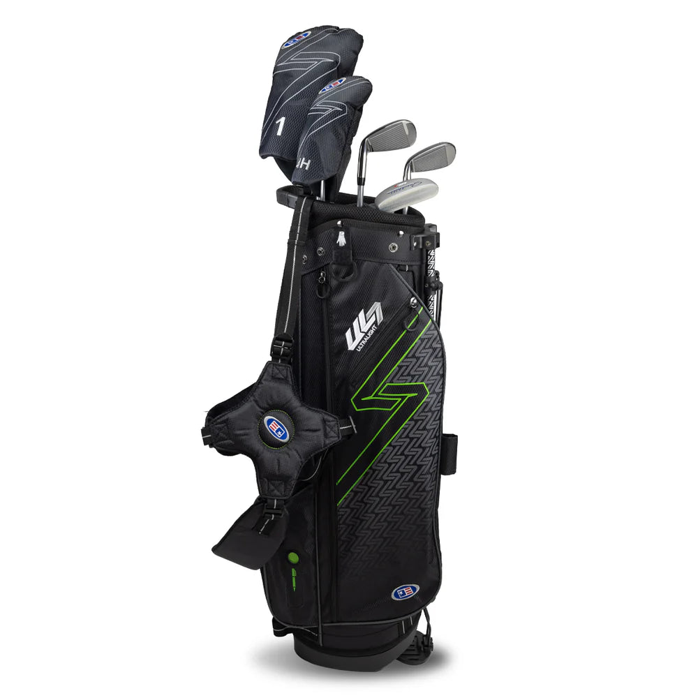 U.S. Kids Golf Pack 5 clubs UL7-57 (145-152 cm) Noir / Vert - GolfCenter.fr