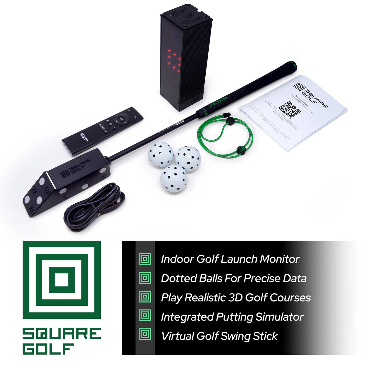 Square Golf Home Simulateur de golf indoor - GolfCenter.fr