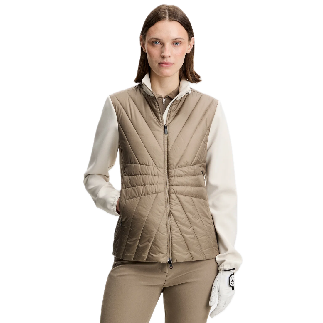 J.Lindeberg Veste Femme Holma Quilt Hybrid Brindle