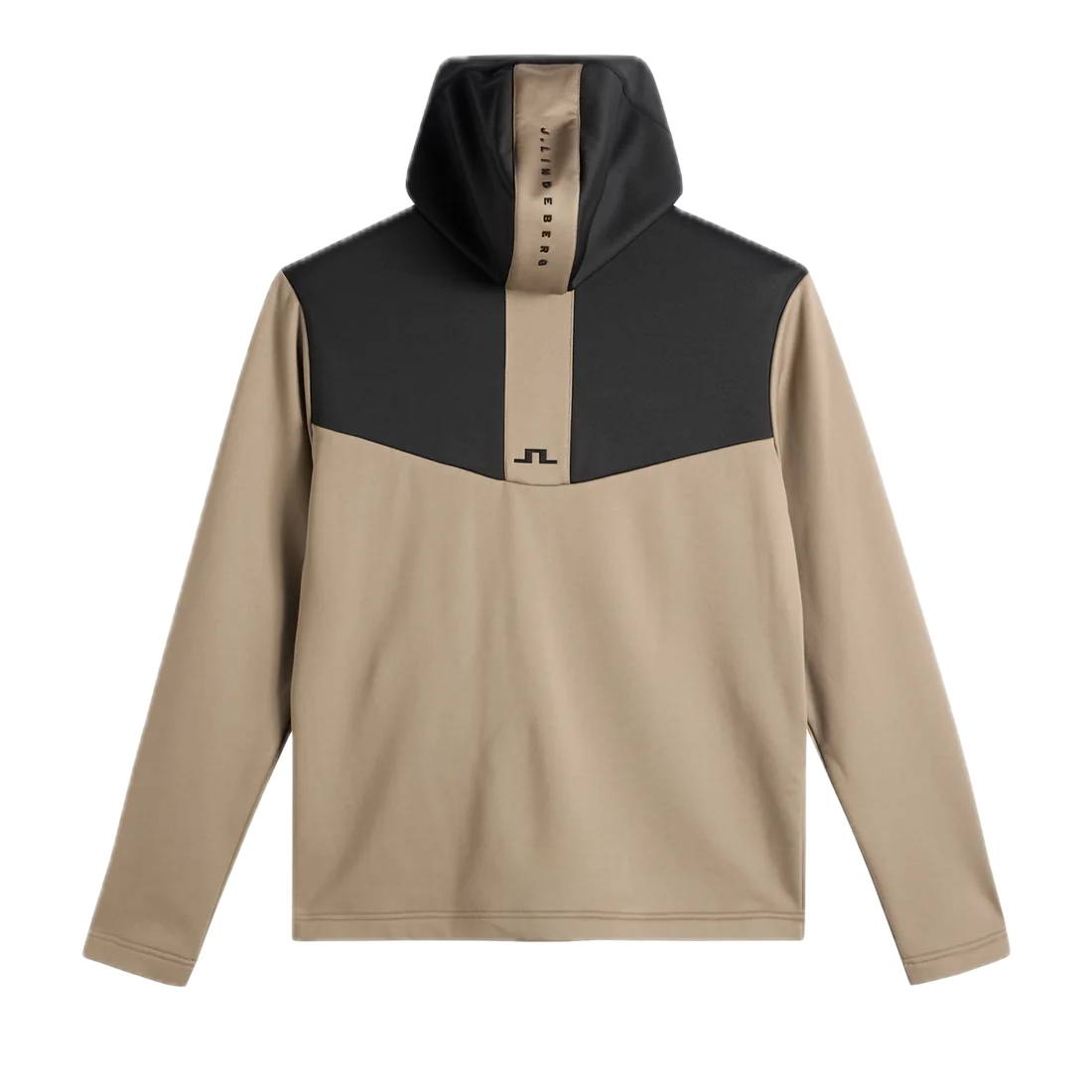 J.Lindeberg Sweat Maclean Zip Hood Brindle