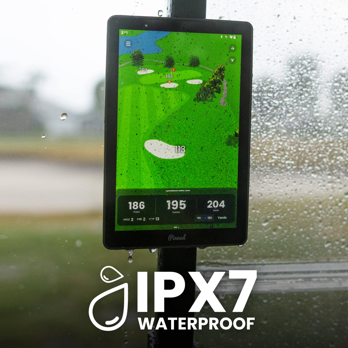 Pinned Golf The Caddie — Tablette GPS de golf - GolfCenter.fr