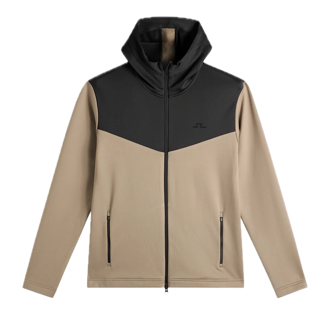J.Lindeberg Sweat Maclean Zip Hood Brindle