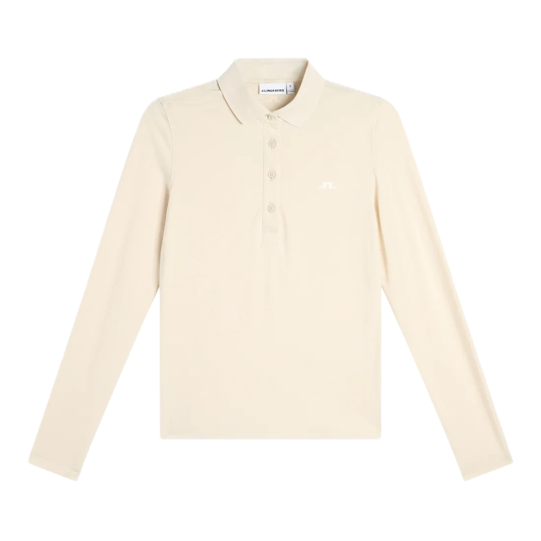 J.Lindeberg Polo Manches Longues Flor Moonbeam