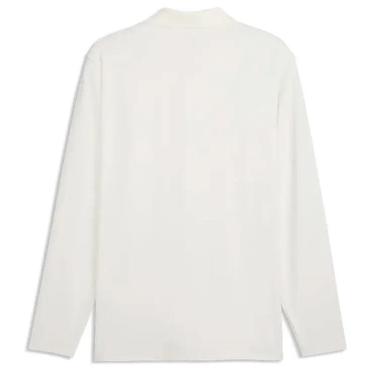 Puma Golf Polo CLOUDSPUN Midweight manches longues Blanc Cassé - GolfCenter.fr