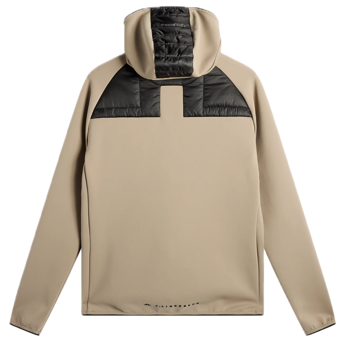 J.Lindeberg Veste Heyden Quilt Hybrid Hood Brindle