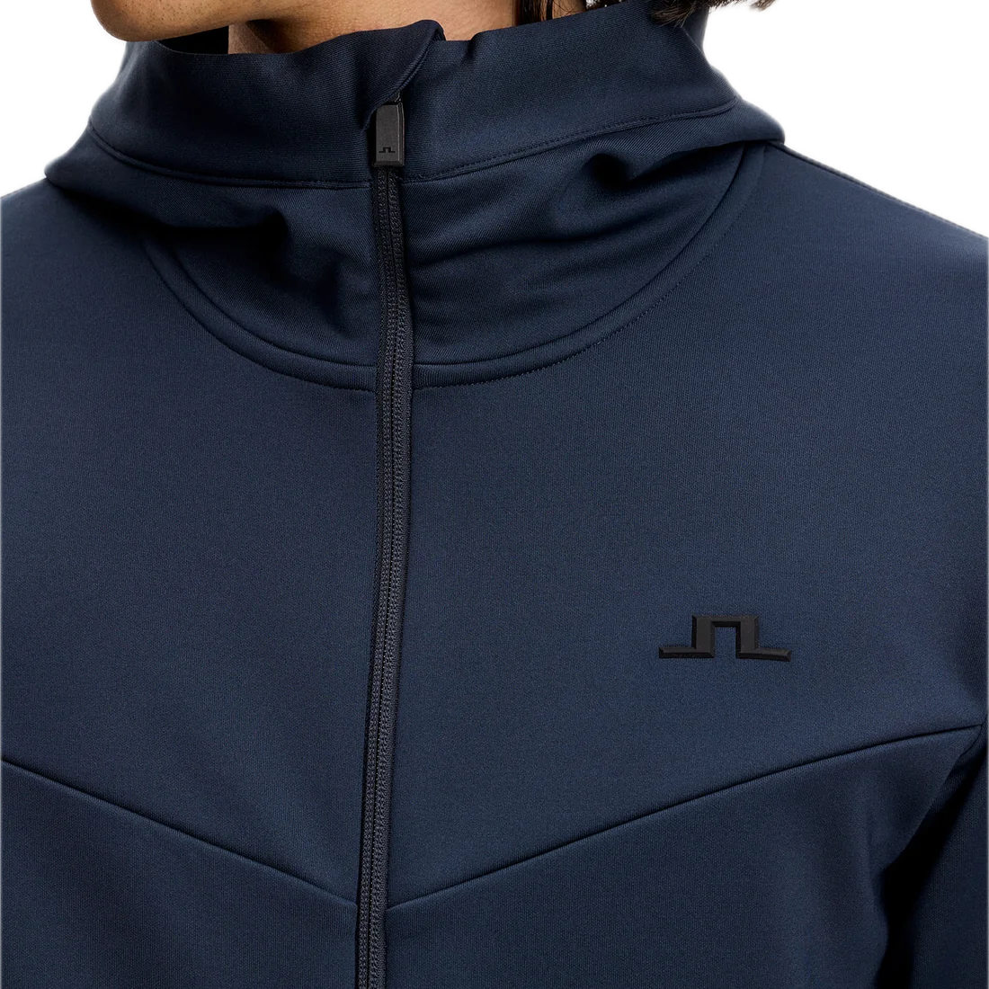 J.Lindeberg Sweat Maclean Zip Hood Bleu Marine