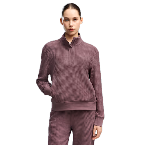 PUMA Veste Demi-Zip Boulder Femme Marron Cacao - GolfCenter.fr