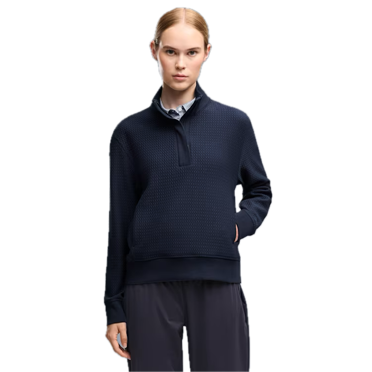 PUMA Veste Demi-Zip Boulder Femme Bleu Marine - GolfCenter.fr