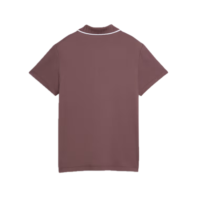 PUMA Polo CLOUDSPUN Bridges Manches Courtes Femme Marron Cacao - GolfCenter.fr