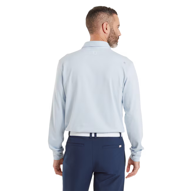 FootJoy Polo manches longues ThermoSeries Gris Brume
