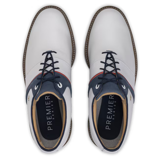 FootJoy Premiere Series Packard White / Blue / Nantucket Red - GolfCenter.fr