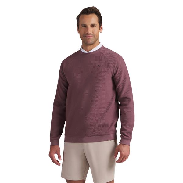 PUMA Sweat Boulder 2.0 Col Rond Marron Cacao - GolfCenter.fr