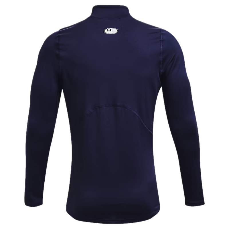 Under Armour Sous-couche ColdGear Fitted Mock Bleu Marine