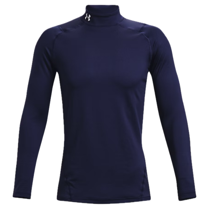 Under Armour Sous-couche ColdGear Fitted Mock Bleu Marine