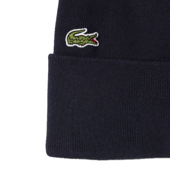 Lacoste Bonnet laine mélangée brodé