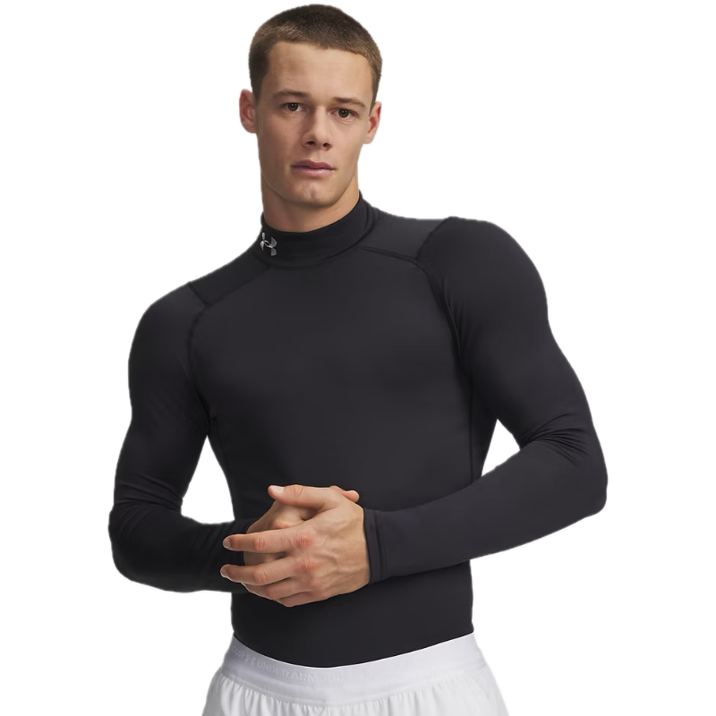 Under Armour Sous-couche ColdGear Fitted Mock Noir