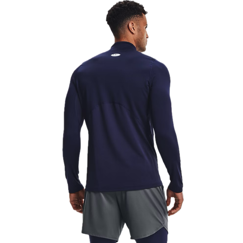 Under Armour Sous-couche ColdGear Fitted Mock Bleu Marine