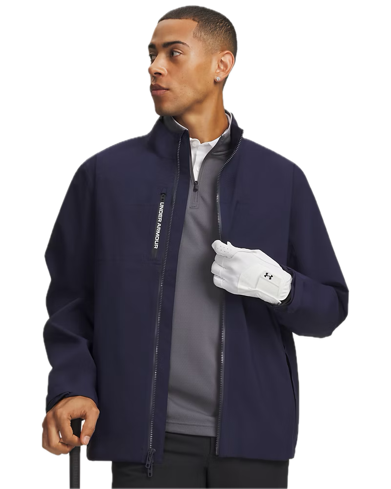Under Armour Veste de Pluie Drive Pro Bleu Marine