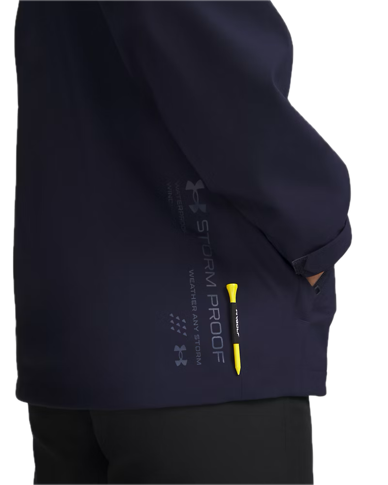 Under Armour Veste de Pluie Drive Pro Bleu Marine