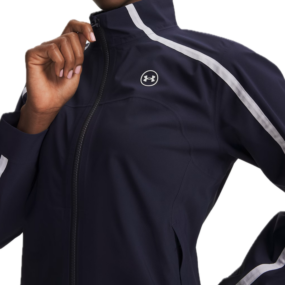 Under Armour Veste de Pluie Drive Pro Femme Bleu Marine