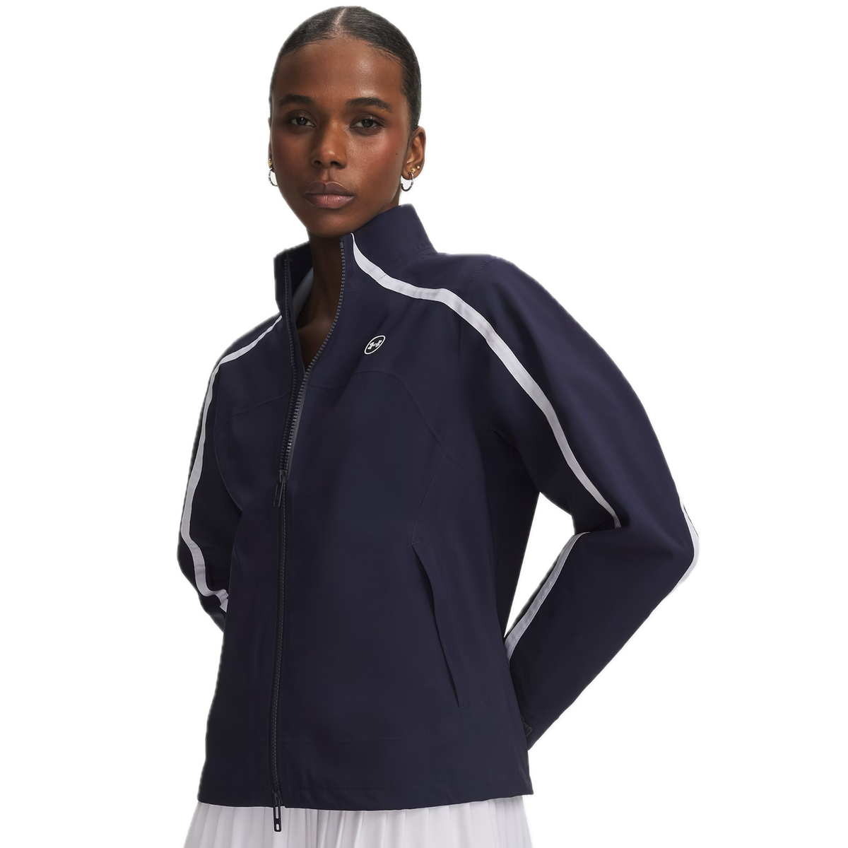 Under Armour Veste de Pluie Drive Pro Femme Bleu Marine