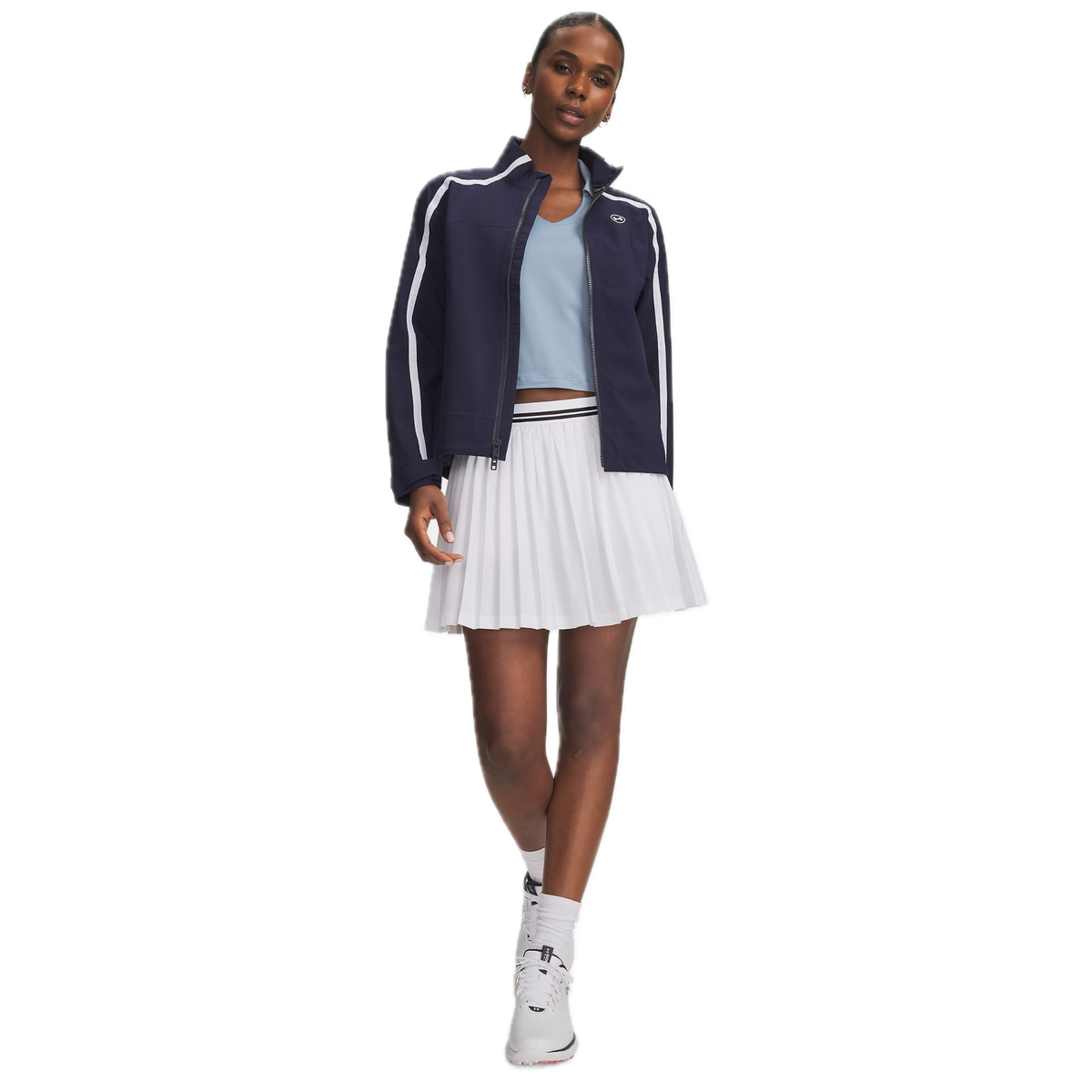 Under Armour Veste de Pluie Drive Pro Femme Bleu Marine
