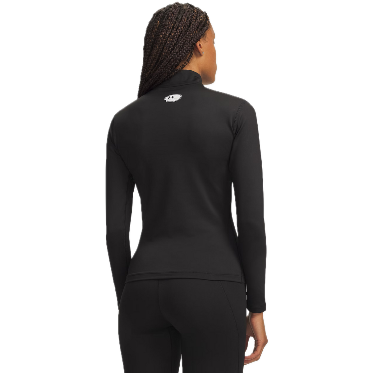 Under Armour Sous-couche ColdGear Col Montant Femme Noir