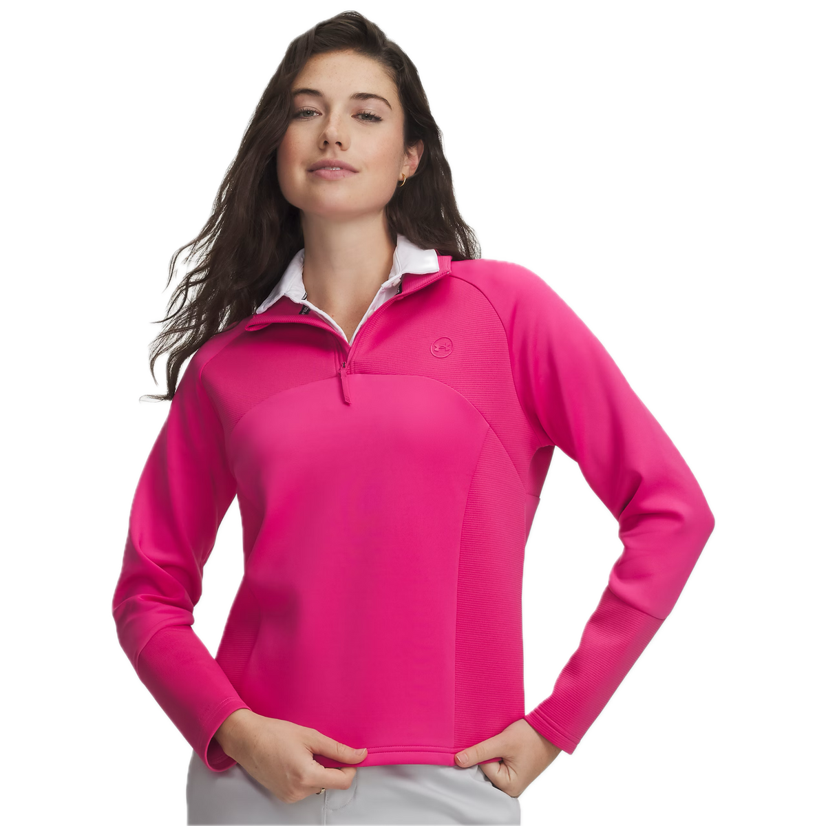 Under Armour Haut 1/4 Zip Drive Intermédiaire Femme Rose