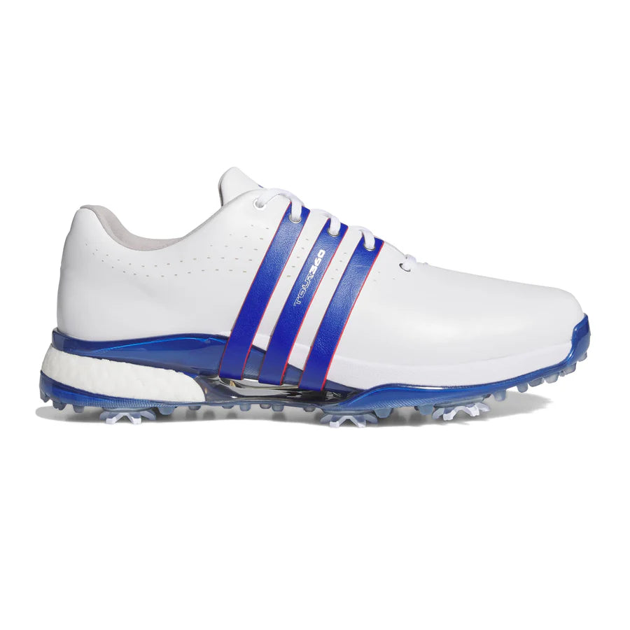 Adidas Chaussures Tour360 24 Blanc / Bleu - GolfCenter.fr