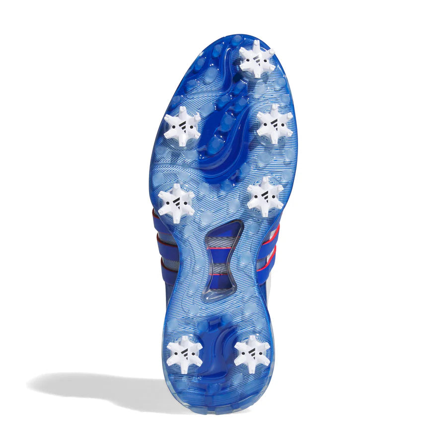 Adidas Chaussures Tour360 24 Blanc / Bleu - GolfCenter.fr