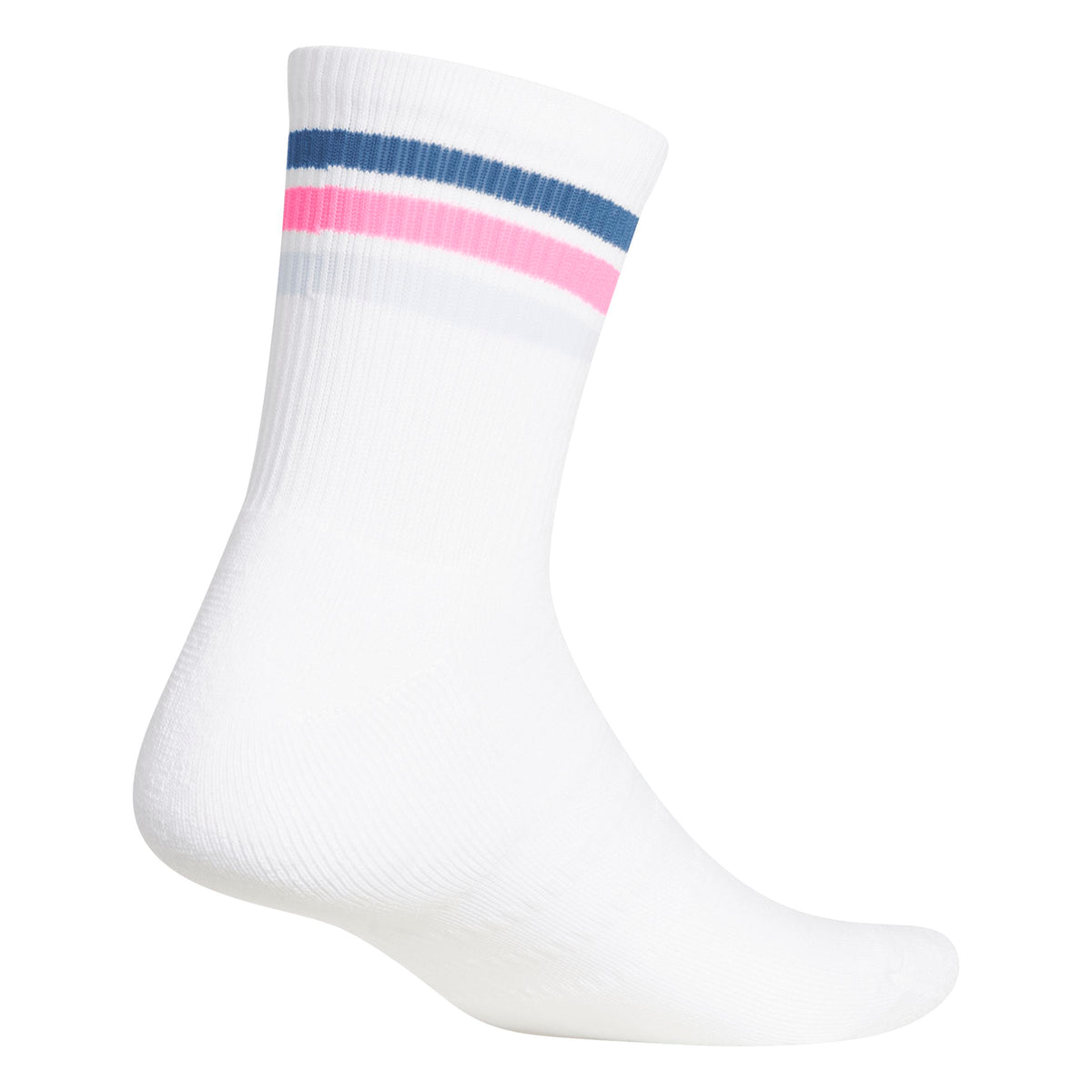 Adidas Calcetines Mi-Mollet 3 bandas Rosa/Azul/Blanco