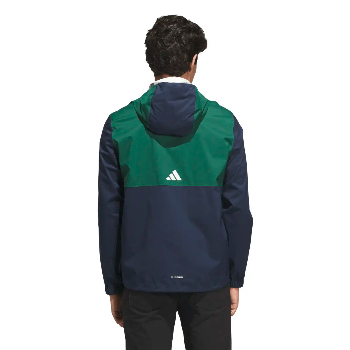 Adidas Veste Zip Intégral Climaproof Ultimate365 Vert / Bleu - GolfCenter.fr