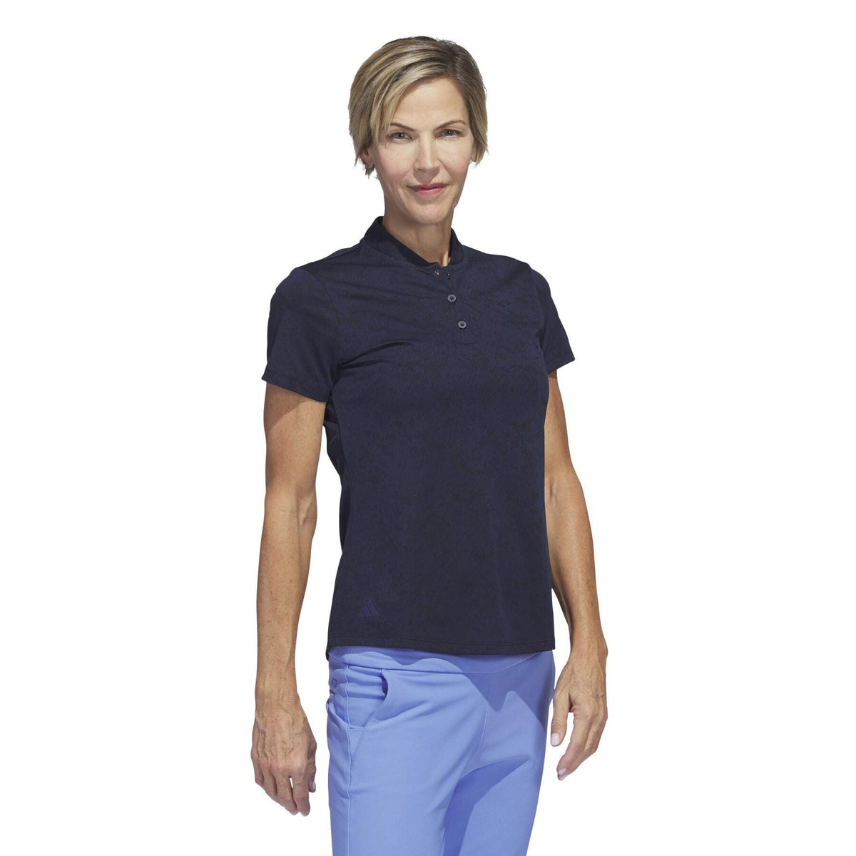 Adidas Polo mujer piqué Jacquard