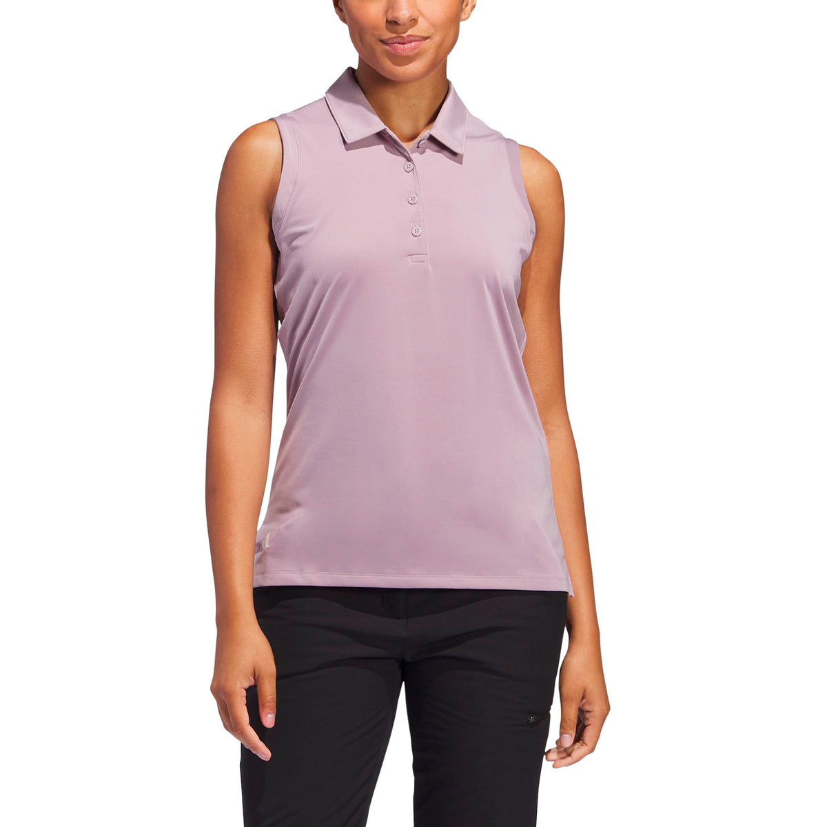 Adidas polo femme ultimate solid sans manche figue