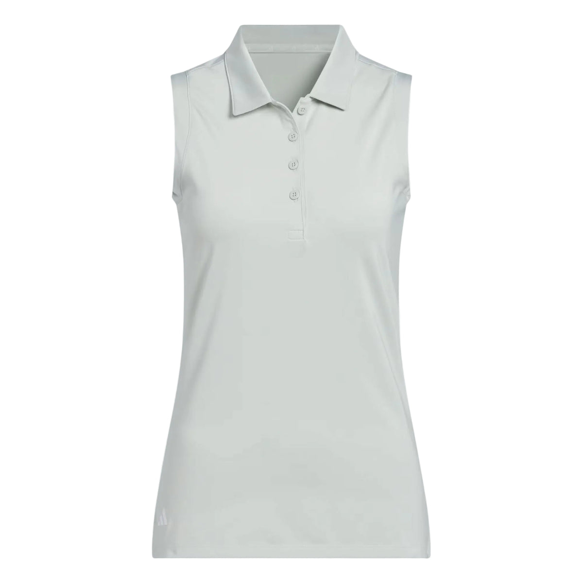 Adidas polo femme ultimate solid sans manche wonder silver