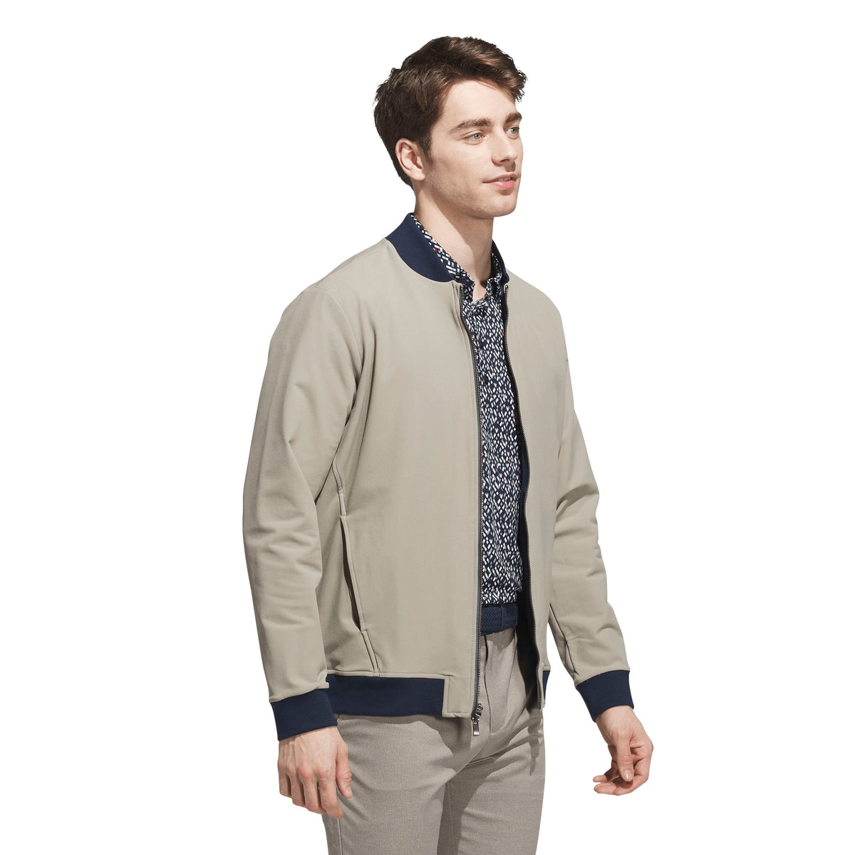Adidas CHAQUETA Ultimate 365 Elevate Full Zip Hombre Beige
