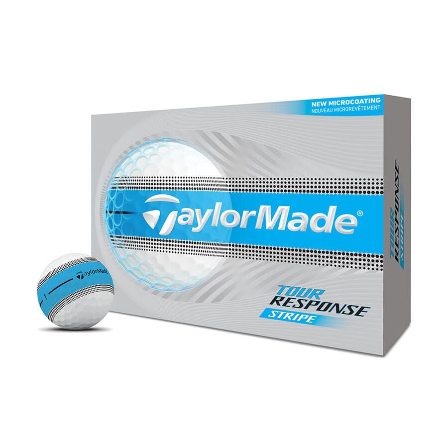 Balles TaylorMade Tour Response Stripe Blue 2026