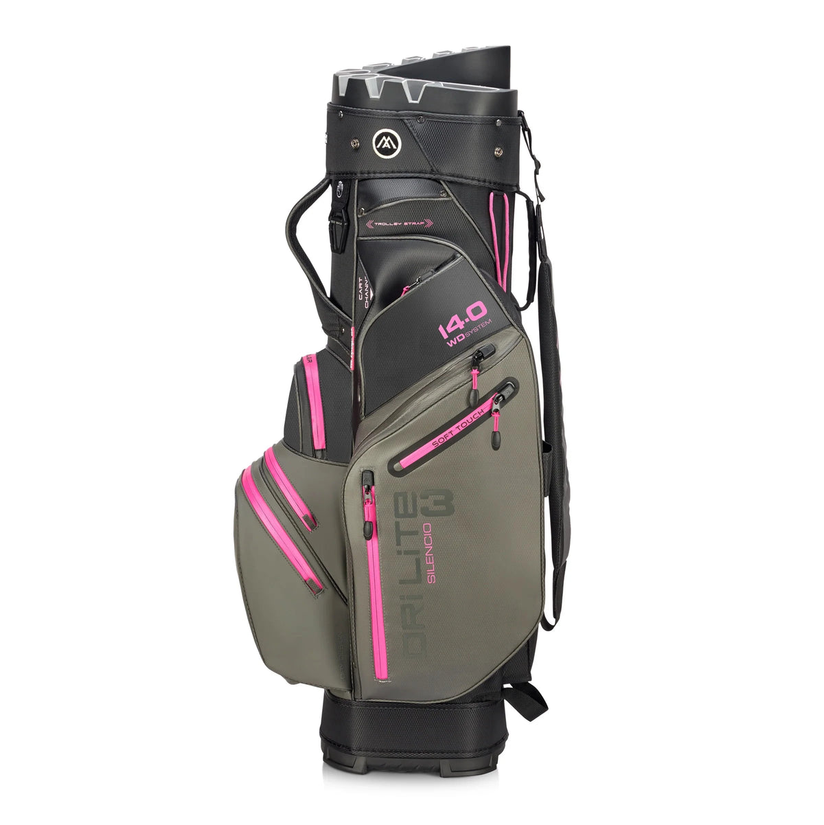 Big Max Bolsa de Carro Silencio 3 Charcoal/Fushia