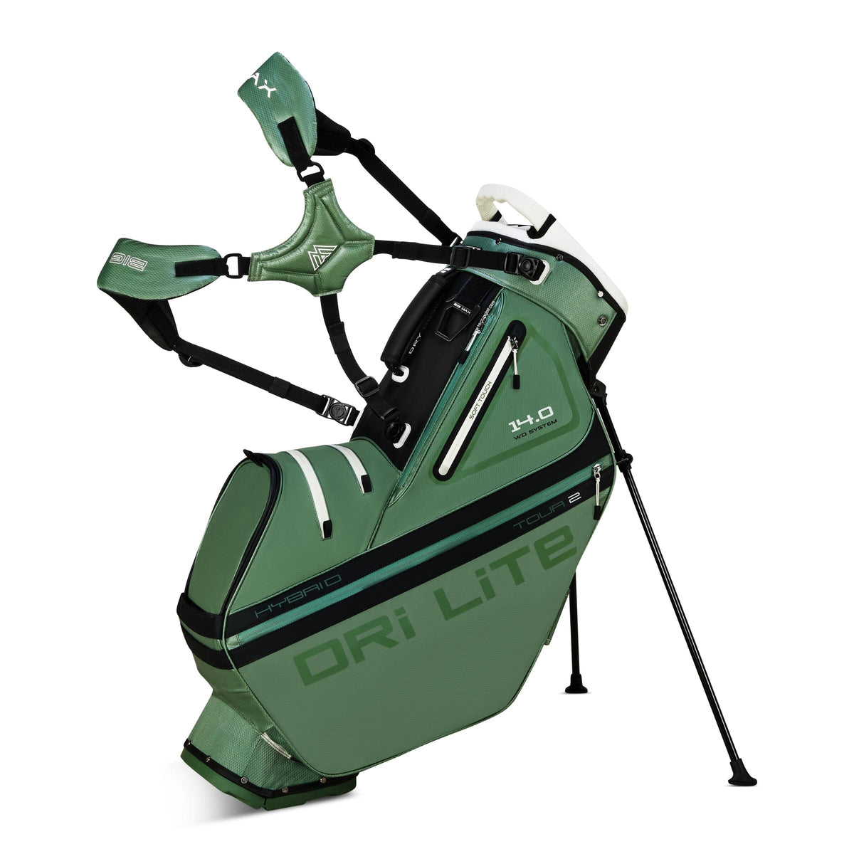 Big Max sac trépied Dri Lite Hybrid Tour 2 Vert Olive Noir