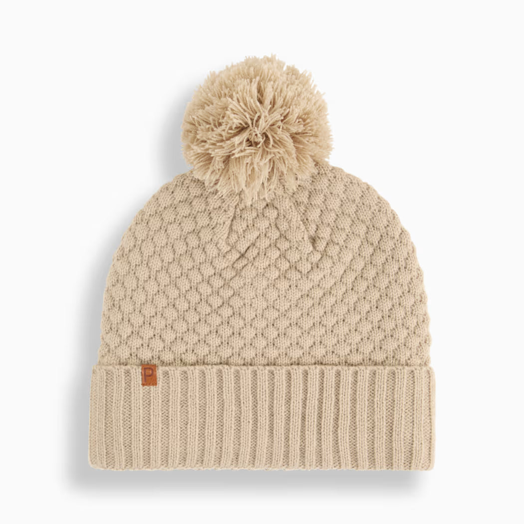 GORRO MUJER Puma con pompón Beanie Ice cofee