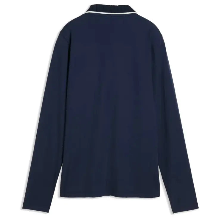 Puma Golf Polo CLOUDSPUN Bridges manches longues femme Bleu Marine - GolfCenter.fr