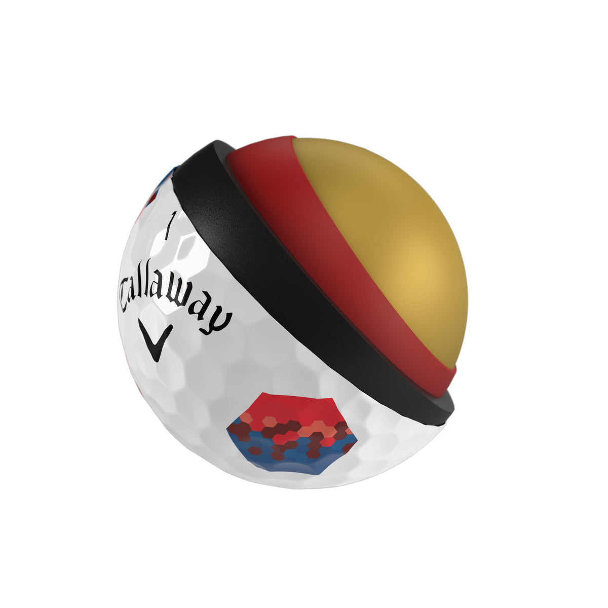Callaway Bolas Chrome Tour Blanca TruTrack 2026