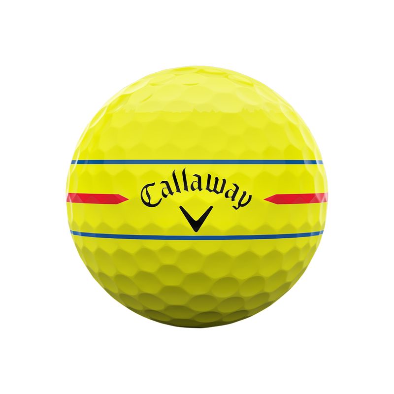 Callaway Bolas Chrome Soft 360 Triple Track amarillo 2026 (caja de 12)