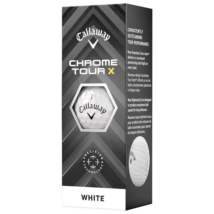 Callaway Bolas Chrome Tour X 2024