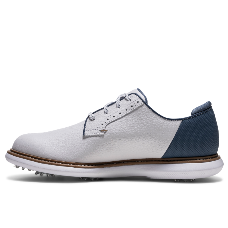 FootJoy Chaussures Traditions Blanc/Bleu - GolfCenter.fr