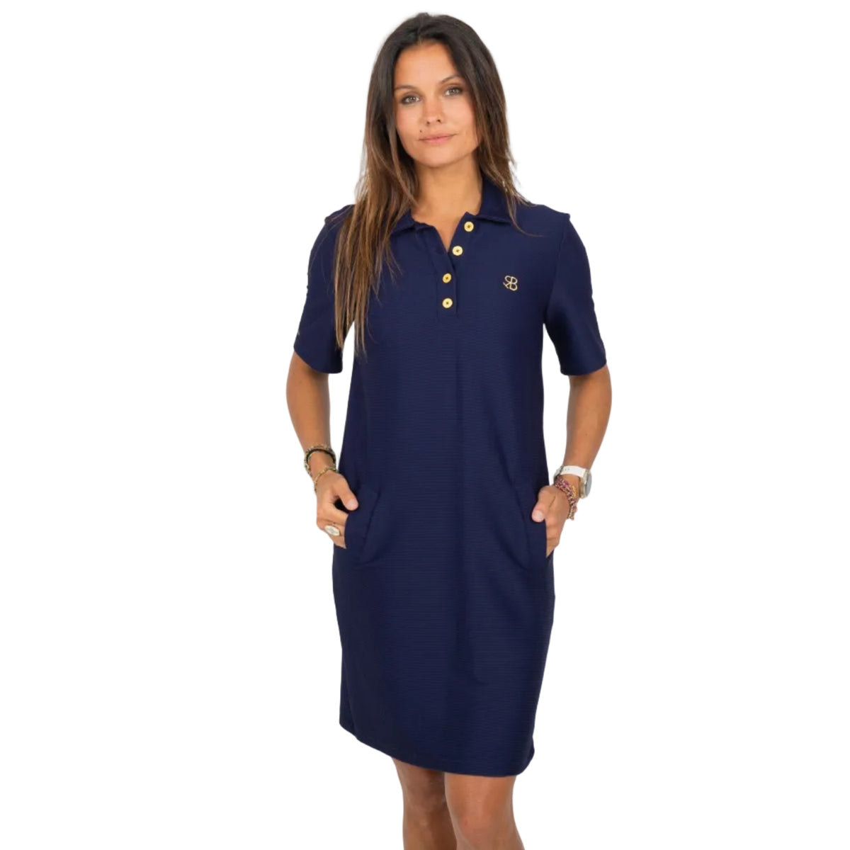 Chiberta Robe de golf ADEN femme Bleu Marine