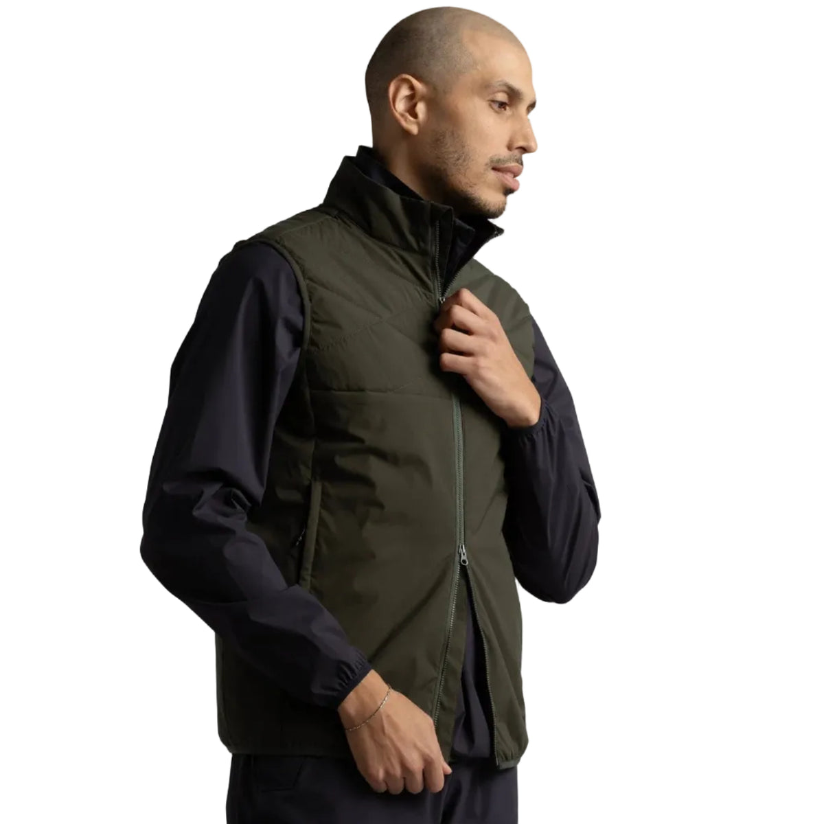 Cross Sportswear Doudoune sans manches Creek Vert Kaki