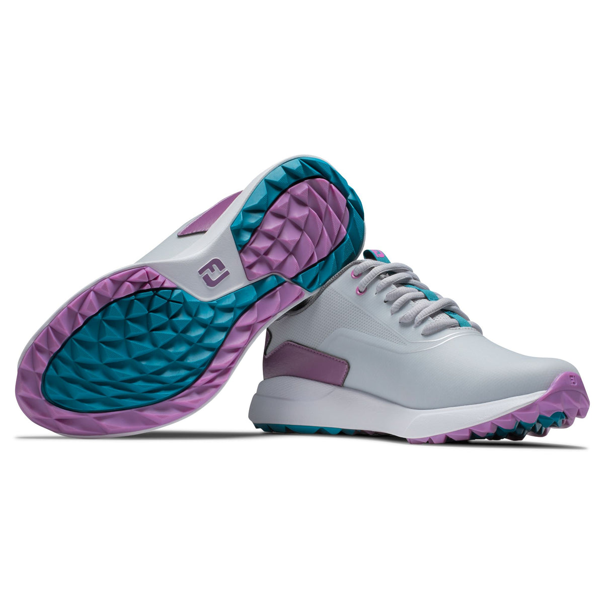 Footjoy Zapato de golf Mujer Performa Light Grey Purple 2024