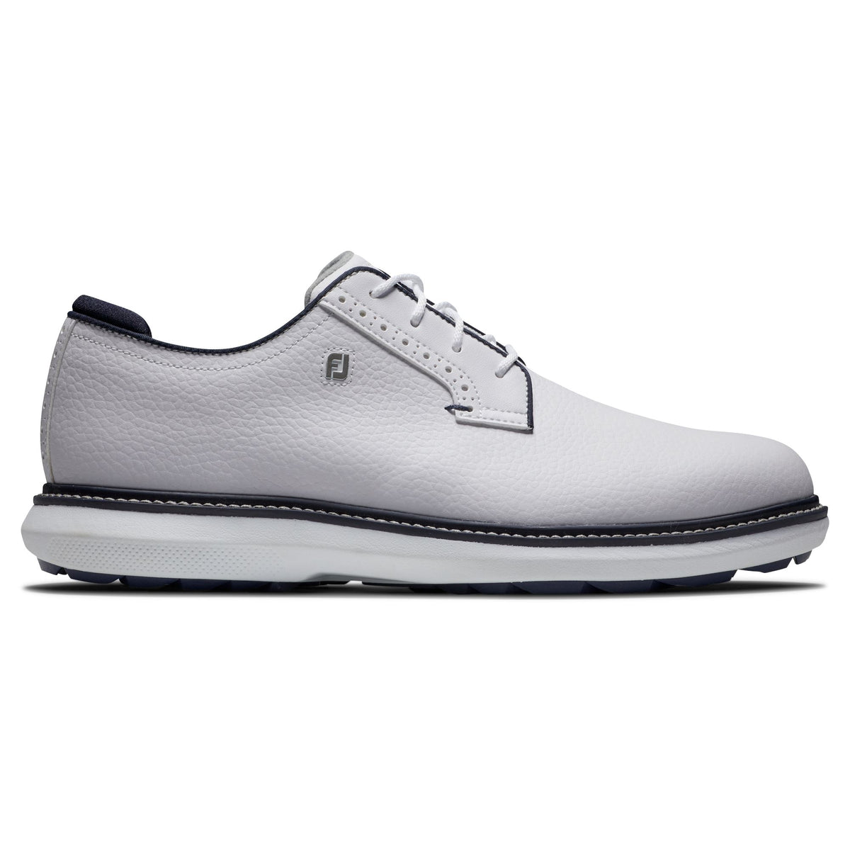 Footjoy Traditions spikeless BLUTCHER Blanca Blanca Azul Marino