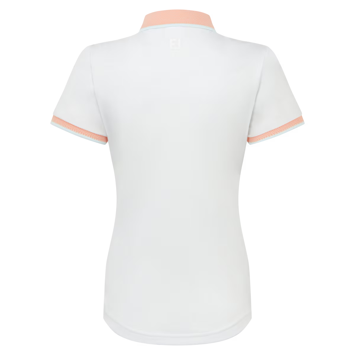Footjoy Polo Mujer Manga corta Blanco/Melocotón